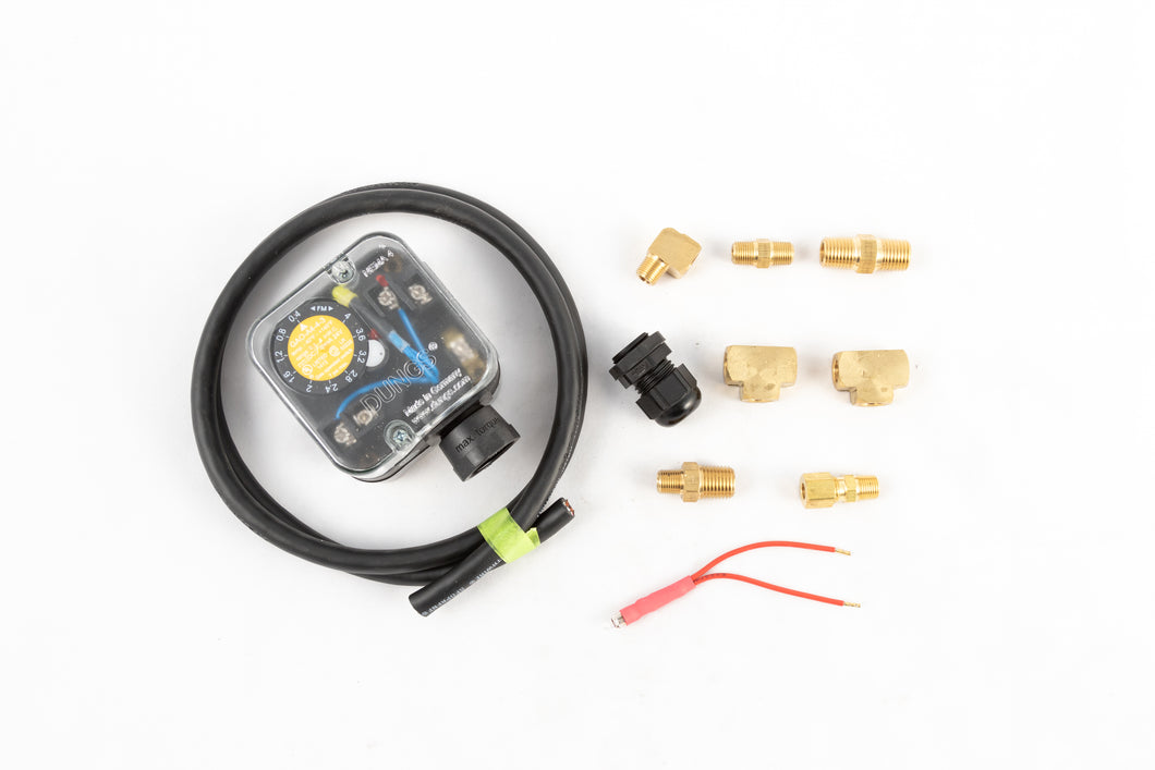 S35, Plumbing Kit to Upgrade from Dwyer Pressure Switch to Dungs