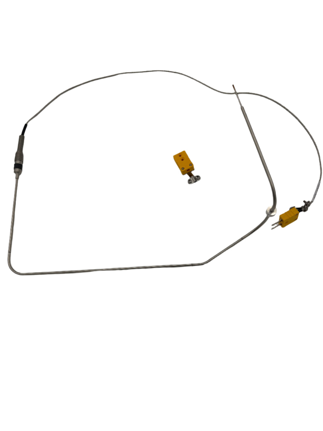 S70C, Bean Thermocouple, Ungrounded with Yellow Spade Connector