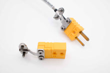 Load image into Gallery viewer, S35A/B Kestrel Bean Thermocouple, Solid Wire, Yellow Connector, Grounded. (wire not included)